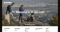 Desktop Screenshot of hi-tec.com