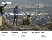 Tablet Screenshot of hi-tec.com