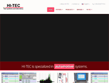 Tablet Screenshot of hi-tec.it